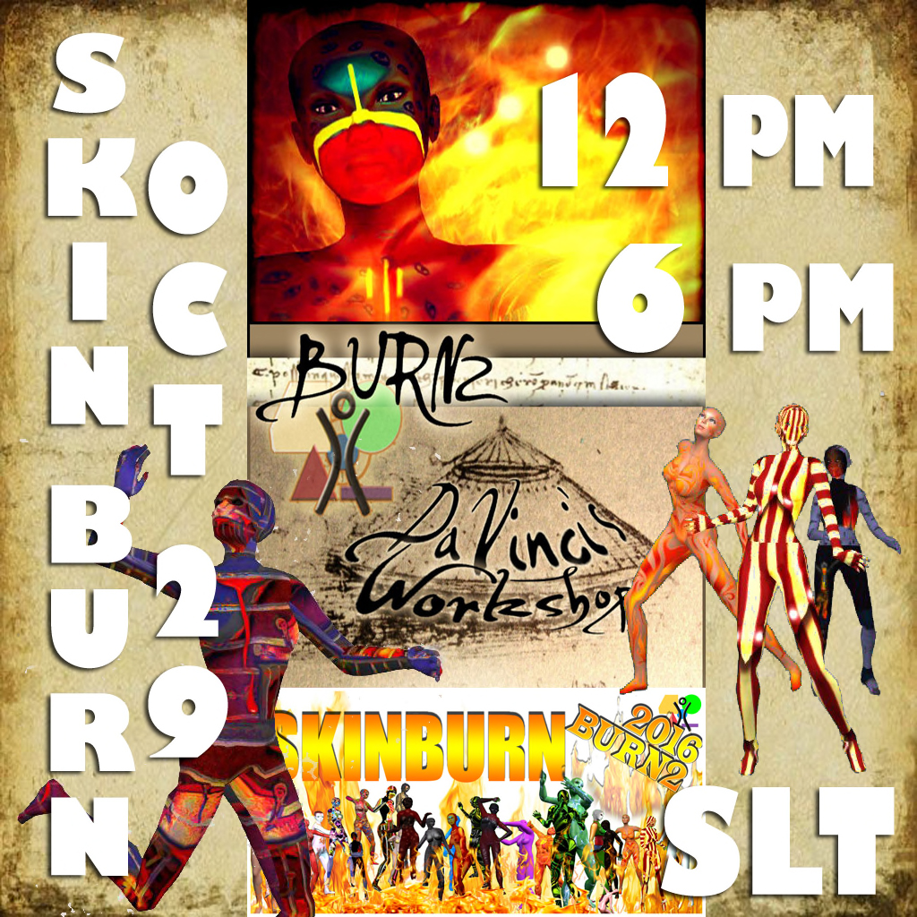 SKIN BURN 2016: Saturday 29 October