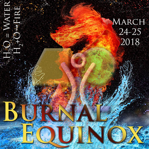 Burnal Equinox 2018: H2O = Water but H2+O -> Fire