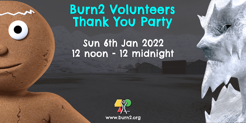 Winter Burn 2022 Volunteers Thank You Party