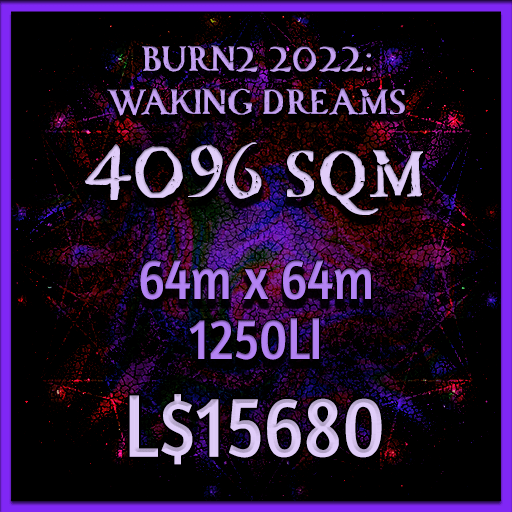 Burn2 2022 Waking Dreams 4096sqm