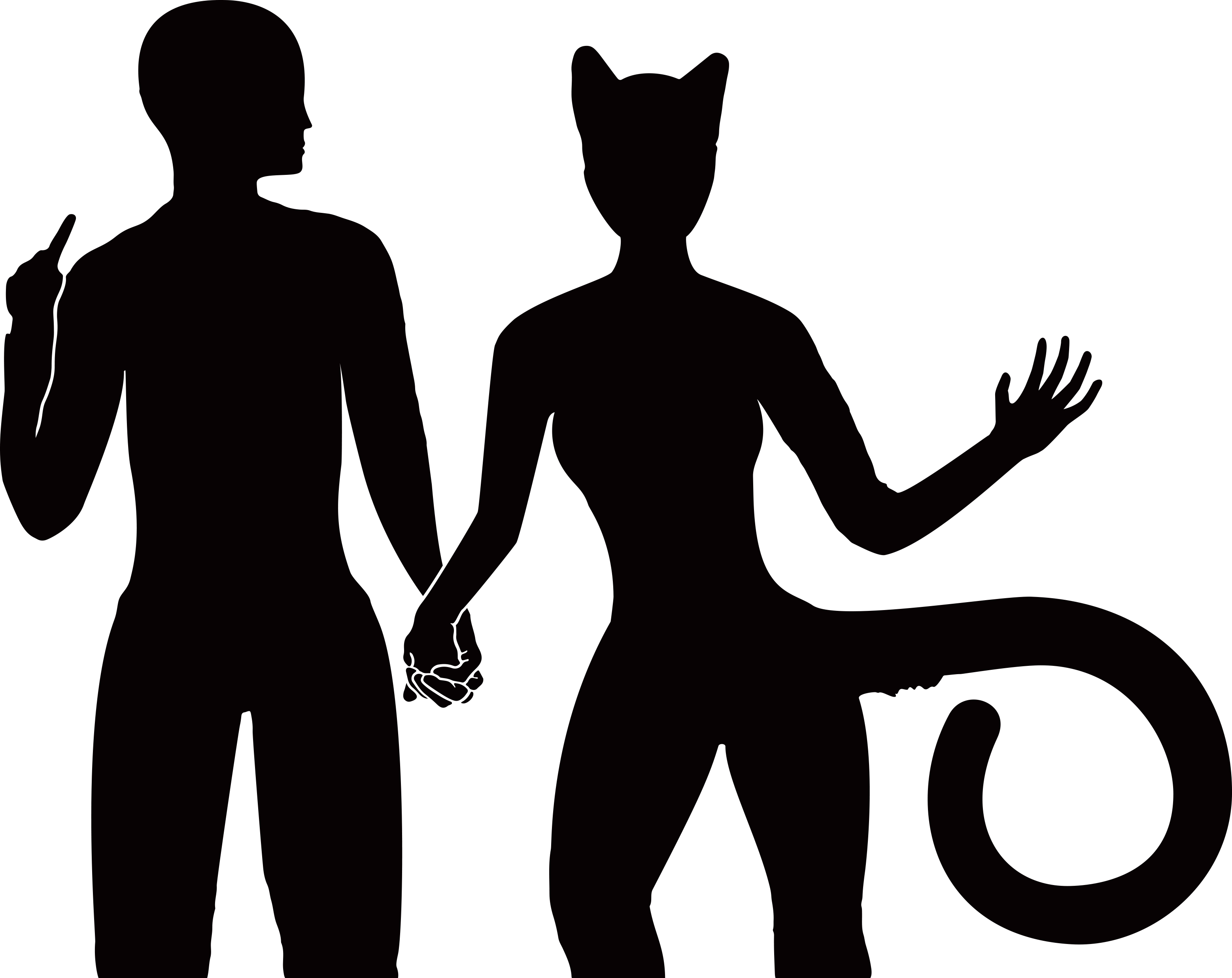 Burner Couple Silhouette - by H00GiE and Moon Burner Couple Silhouette - by H00GiE and Moon