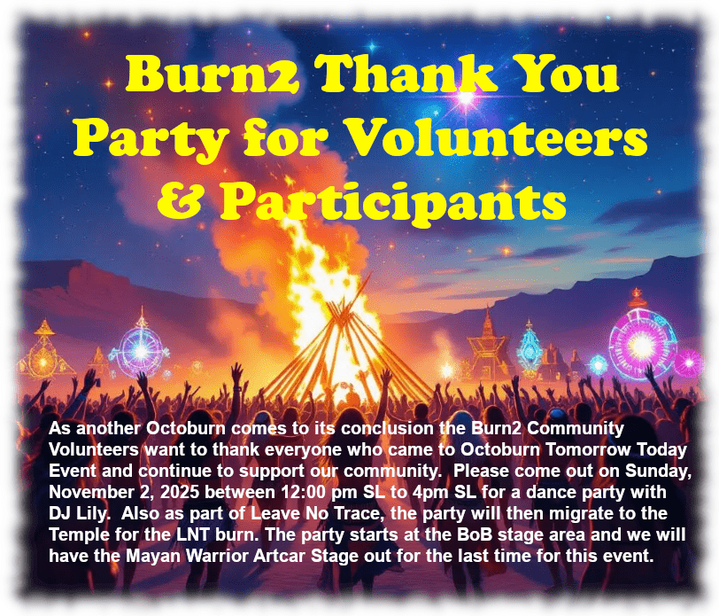 Burn2 Volunteer Thank You Party 20251102 Burn2 Volunteer Thank You Party 20251102