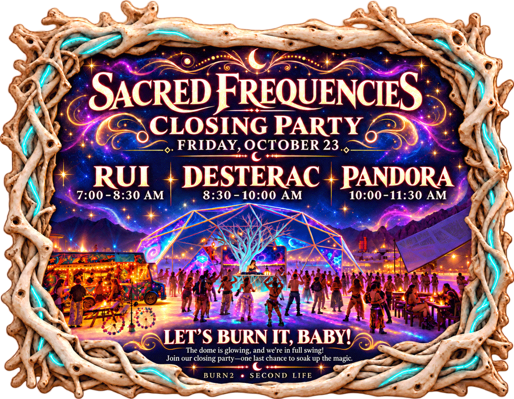 ✨🔥 Sacred Frequencies Closing – Let’s burn it Baby!
